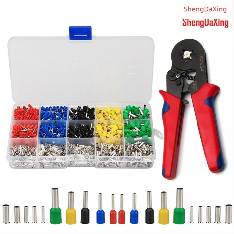 Saint-Daxing σετ 1640 τεμάχια κλιπcrimping για αυτοκινητικές ηλεκτρικές εγκαταστάσεις, εύρος καλωδίου 0,25–6 mm