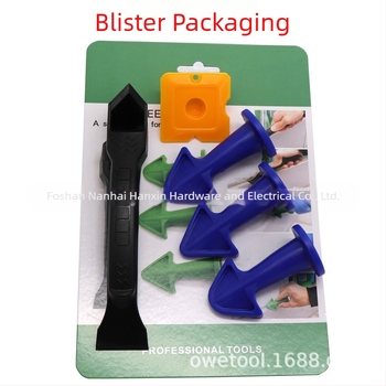 Σετ εργαλείων ομορφιάς για ράψιμο, πενταμελές, πλαστικό, με σκραπέρ με πολλαπλές γωνίες, αιχμηρό ακροφύσιο и σπάτουλα κόλλας