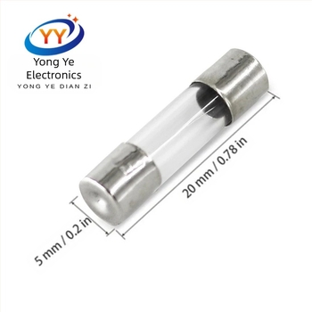 YONGYE γυάλινη ασφάλεια, 0,2A–20A, μεικτό κουτί, 100 τεμάχια