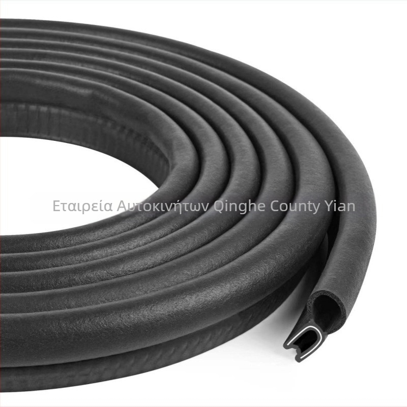 Λάστιχο στεγανοποίησης αυτοκινήτων, σχήματος U, προστασία από σκόνη, αδιάβροχο και ηχομονωτικό, για πίνακες κατανομής· αντίσταση στη γήρανση, αντίσταση UV, αντίσταση σε όζον, αντίσταση σε οξέα/βάσεις