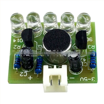 Σετ DIY ηλεκτρονικής παραγωγής με LED μελωδική λάμπα με έλεγχο φωνής για εκπαίδευση (μάρκα: xlan; μοντέλο: diy)