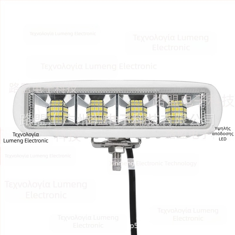 72W LED Φως εργασίας αυτοκινήτου - Αλουμινένιο περίβλημα, Καθολικό φως οροφής για οχήματα εκτός δρόμου, 12-60V DC, 6000LM, 6000K
