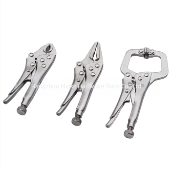 MACWORK σετ 3 τεμαχίων μίνι πένσες από ανθρακούχο χάλυβα με στρογγυλό άκρο, αιχμηρό άκρο και άκρο τύπου C· κεφαλή από χάλυβα 45#· άνοιγμα σιαγόνας 25 mm· βάρος 330 g