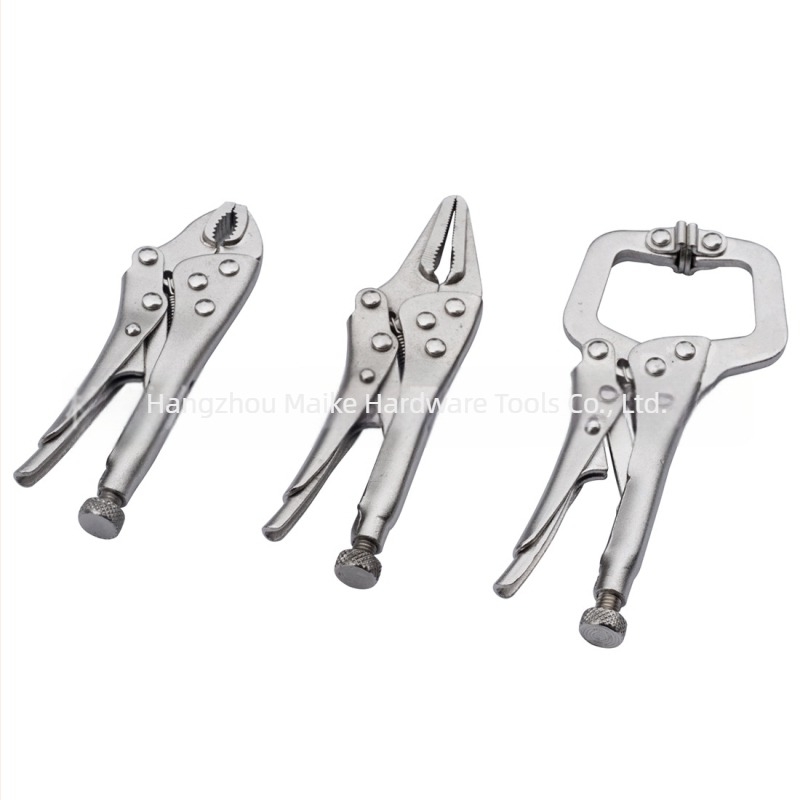 MACWORK σετ 3 τεμαχίων μίνι πένσες από ανθρακούχο χάλυβα με στρογγυλό άκρο, αιχμηρό άκρο και άκρο τύπου C· κεφαλή από χάλυβα 45#· άνοιγμα σιαγόνας 25 mm· βάρος 330 g