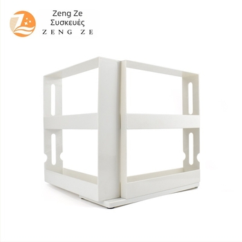 Πολυεπίπερο ράφι αποθήκευσης μπαχαρικών και φαρμάκων, περιστρεφόμενος πλαστικός οργανωτής