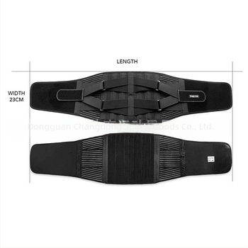 Unisex ζώνη μέσης με στήριξη από ατσάλινη πλάκα, διπλής συμπίεσης, αναπνεύσινη ζώνη γυμναστικής
