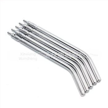 Κεφαλή πιστόλου τριών χρήσεων από ανοξείδωτο ατσάλι για υλικά οδοντικής χρήσης - για ενήλικες (Ανοξείδωτος χάλυβας; Κεφαλή πιστόλου τριών χρήσεων; Οδοντικά υλικά; Ενήλικοι; 500 τεμάχια)