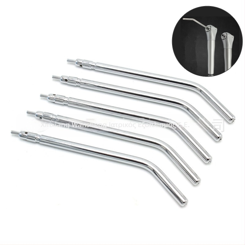 Κεφαλή πιστόλου τριών χρήσεων από ανοξείδωτο ατσάλι για υλικά οδοντικής χρήσης - για ενήλικες (Ανοξείδωτος χάλυβας; Κεφαλή πιστόλου τριών χρήσεων; Οδοντικά υλικά; Ενήλικοι; 500 τεμάχια)