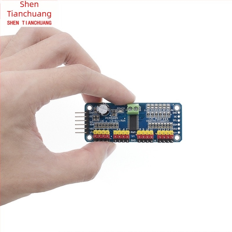 Πλακέτα PCA9685 16 καναλιών PWM servo οδηγός I2C συμβατή με Arduino