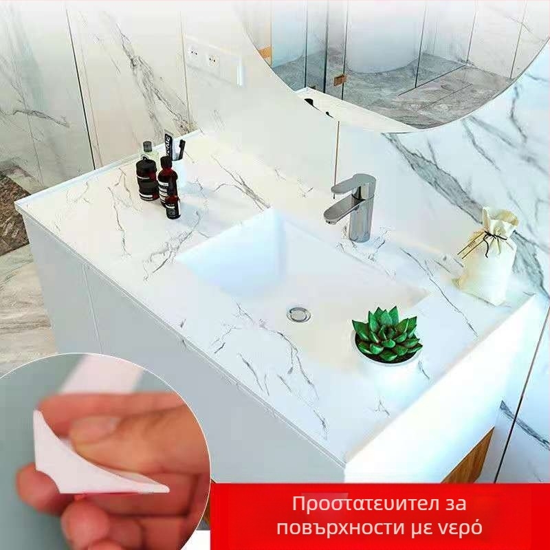 Μαλακό σιλικονούχο φράγμα νερού για την άκρη πάγκου κουζίνας και νεροχύτη, στεγανοποίηση επιφάνειας μπάνιου