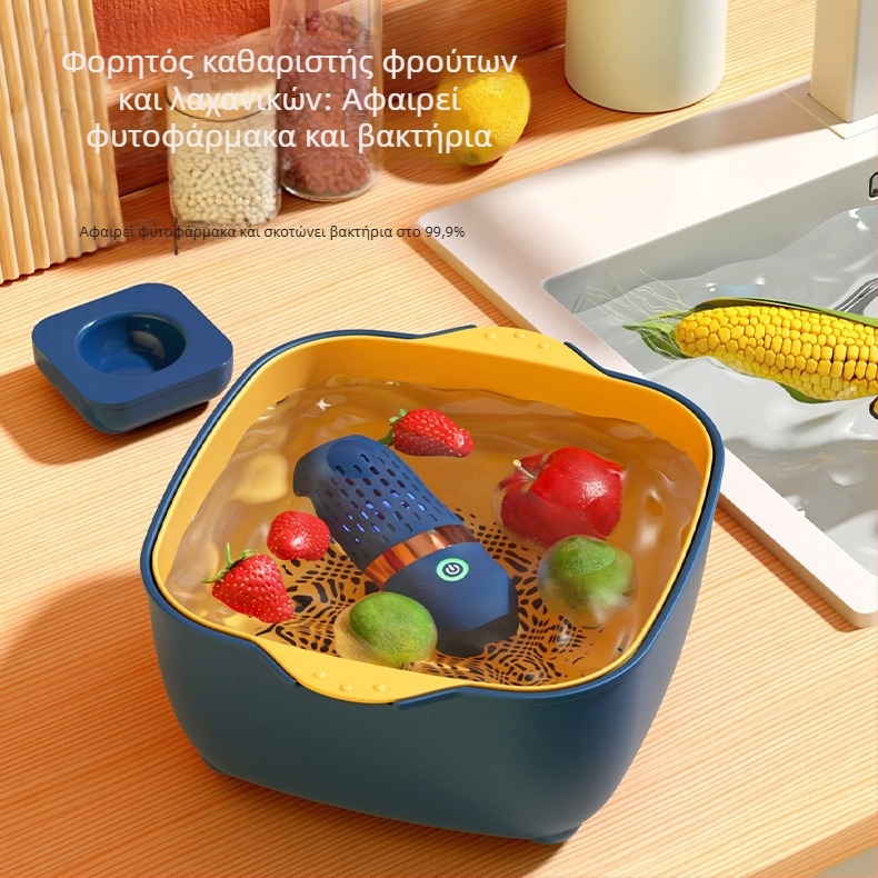 Συσκευή καθαρισμού φρούτων και λαχανικών – Μοντέλο 022, χωρητικότητα έως 4 L, μηχανικός έλεγχος, χωρίς καλάθι πλυσίματος