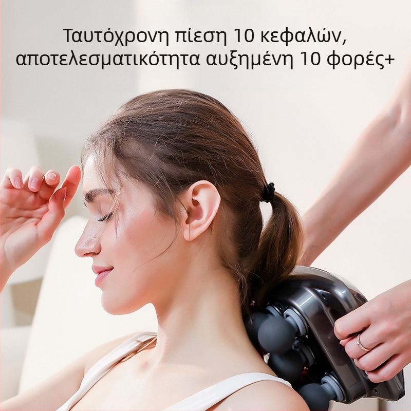 Μασάζ fascia gun για ολόκληρο το σώμα με οθόνη LCD, κινητήρας με βούρτσες, ενσωματωμένη μπαταρία 1200–2000 mAh, 6+ κεφαλές μασάζ, θόρυβος κάτω από 36 dB