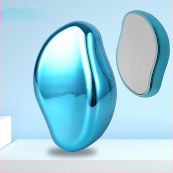 Χειροκίνητος αποτριχωτής με γυαλί, φορητή συσκευή απολέπισης για οικιακή χρήση, νανο-γυαλί, στρογγυλή κεφαλή λείανσης