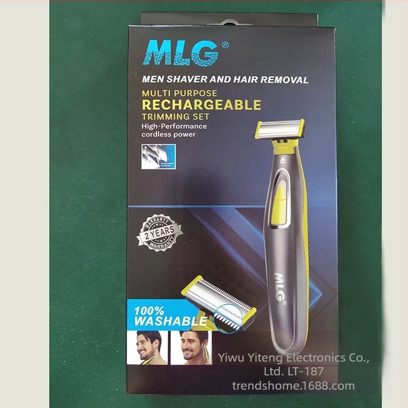 Ηλεκτρική ξυριστική μηχανή με πλωτή κεφαλή, χωρίς ψήκτρες κινητήρας, ενσωματωμένη επαναφορτιζόμενη μπαταρία 300–500 mAh, αφαιρούμενη και πλυόμενη λεπίδα, φόρτιση μέσω USB