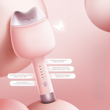 Σίδερο μπούκλων με κεραμικό στοιχείο θέρμανσης, 4 ρυθμίσεις θερμοκρασίας (170–230°C), 65W, 110–240V, κατάλληλο για υγρά και στεγνά μαλλιά