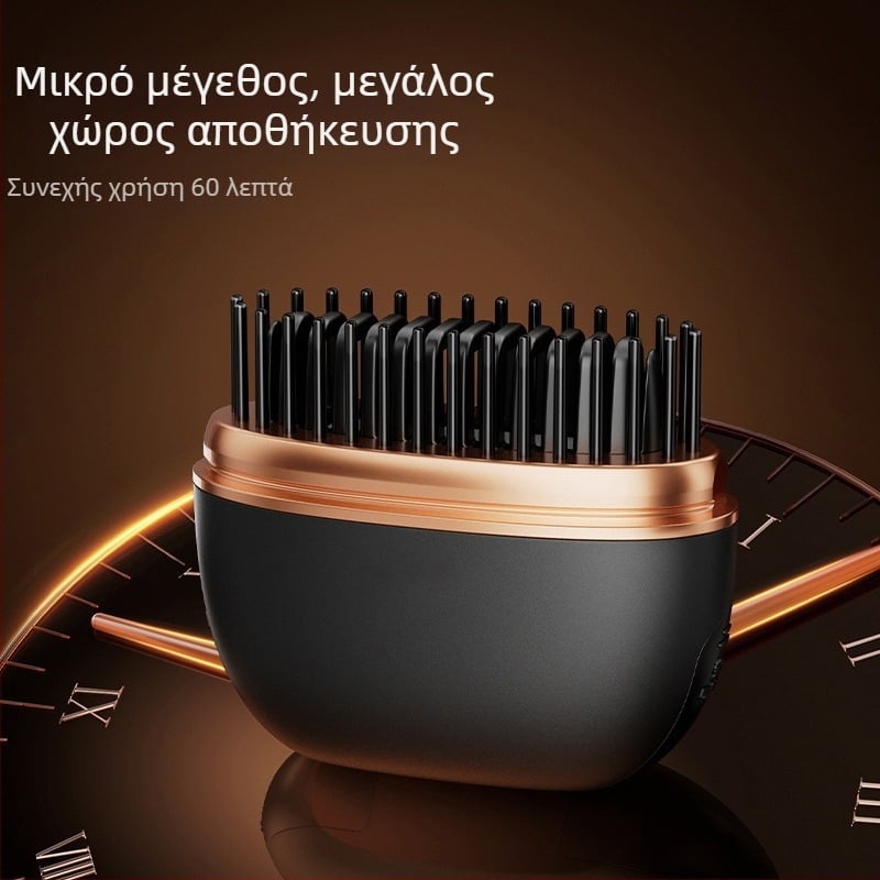 Ασύρματος ισιωτήρας μαλλιών και ψαλίδι με επίστρωση τιτανίου-τουρμαλίνης, θερμαντικό στοιχείο 16–20 mm, ισχύς 25 W, τάση 3,7 V, διπλή χρήση