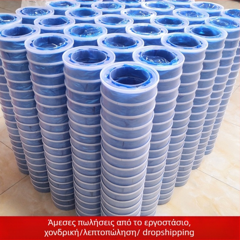 Λάινερ κάδου πάνων, αντίο οσμών, LDPE, τύπος με επίπεδο στόμιο, σετ 72 τεμάχια, συμβατό με Genie/Angelcare