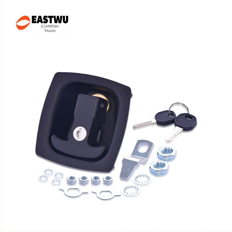 EASTWU 6204 Κλειδαριά εργαλείων από κράμα ψευδάργύρου για RV και οχήματα εκτός δρόμου, με χειρολαβή τύπου Τ και περιστροφικό συμπιεστικό κλείδωμα - μοντέρνος σχεδιασμός