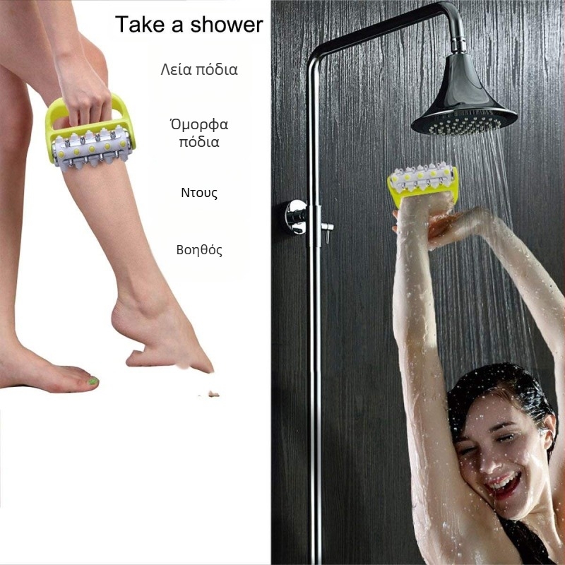 Χειροκίνητος ρολλέρ μασάζ για γάμπες, λαιμό, ώμους και μέση (Λλανσαρίστηκε το 2022· Μάρκα: Other· Υλικό: Other)