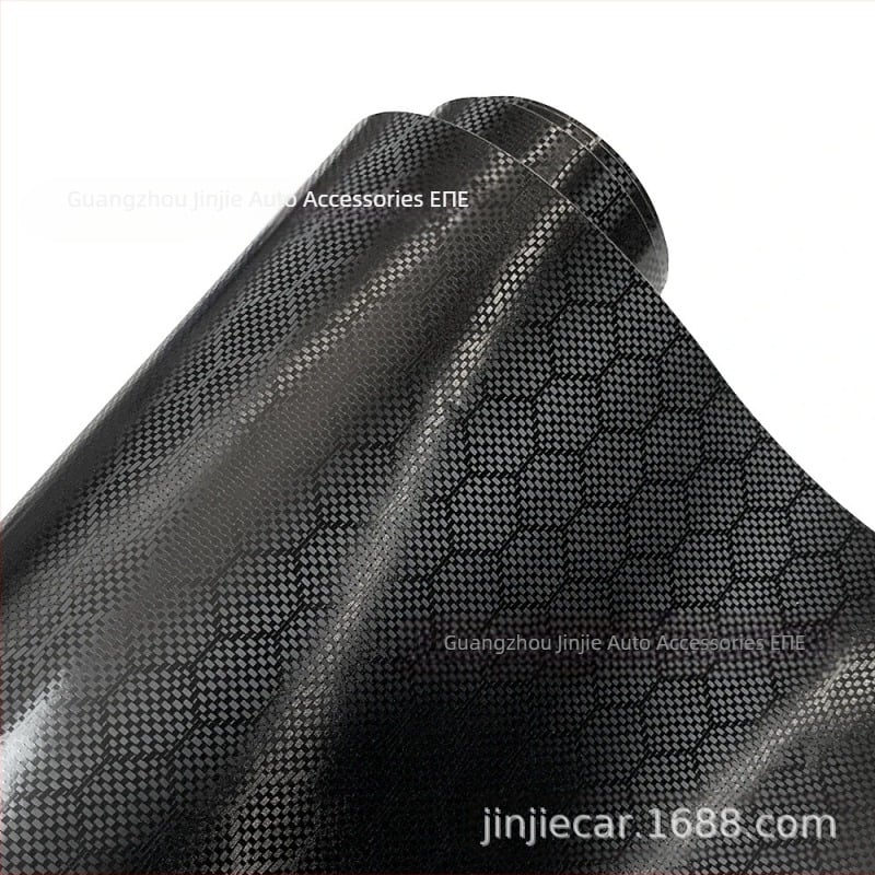 Jinjie Εσωτερικό αυτοκινήτου αυτοκόλλητο – 6D Prism pattern Diamond Honeycomb ανθρακονημάτων φιλμ για κεντρική κονσόλα, αυτοκόλλητο σώματος με κόλλα