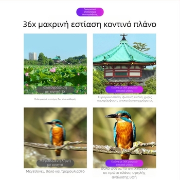 APEXEL APL-36XCR50 Τηλεφακός για κινητό, με ολόσωμο μεταλλικό σώμα και εξωτερικό τρίποδο