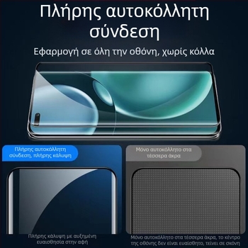 OnePlus 13 πλήρες συγκολλημένο tempered γυάλινο προστατευτικό οθόνης καμπύλου σχεδιασμού, HD, ανθεκτικό στην πτώση