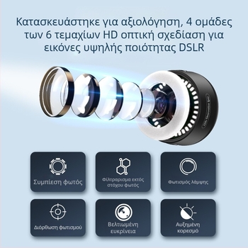 APEXEL Χειροκίνητο MS120 Μικροσκόπιο για Αναγνώριση Πολύτιμων Λίθων — HD Μεγέθυνση, Συμβατό με Κινητό Τηλέφωνο