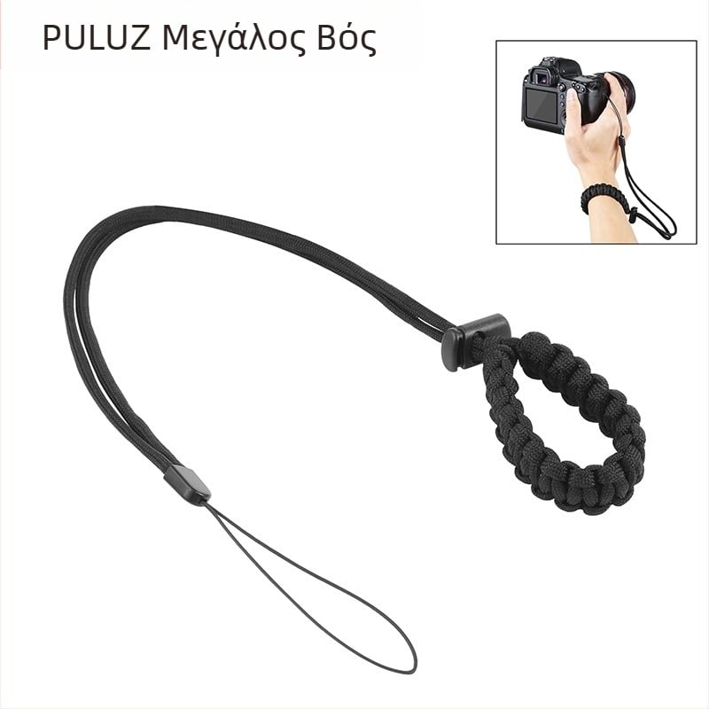 PULUZ PU569B υφαντή λουρί καρπού για κάμερα και κινητό, πολυεστέρας, καθολική χρήση, βάρος 0,034 kg