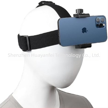 GoPro κεφαλοδέτης για αθλητική κάμερα — σετ 4-σε-1 με κλιπ τηλεφώνου, κατασκευή από PC και νάιλον, συμβατό με αθλητικές κάμερες και smartphones