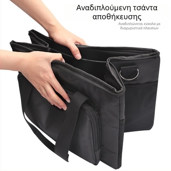 Τσάντα οργάνωσης εργαλείων κομμωτικής, αναδιπλούμενη, με τεράστια χωρητικότητα, φορητός οργανωτής, βάρος 1,6 kg