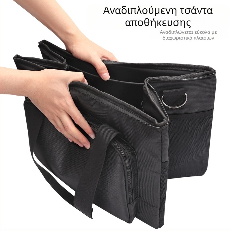Τσάντα οργάνωσης εργαλείων κομμωτικής, αναδιπλούμενη, με τεράστια χωρητικότητα, φορητός οργανωτής, βάρος 1,6 kg