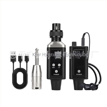 DS100 Ασύρματο Σύστημα Ακουστικού Μονιτορ για Σκηνές Παραστάσεις - Ενσωματωμένη μπαταρία 1000-1200 mAh, αυτονομία 3-6 h, SNR ≥95 dB, Συμβατό με Lavalier/Live-Broadcast/KTV μικρόφωνα