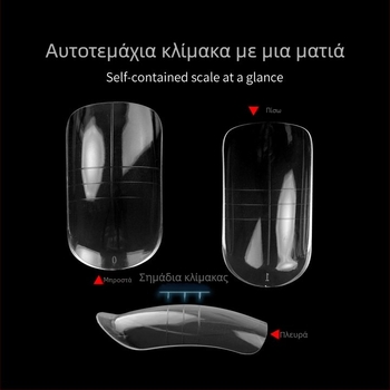 Chaoyan Beauty μορφή επέκτασης νυχιών – υπερλεπτή, αμυγδαλόσχημη, διαφανής και επαναχρησιμοποιήσιμη