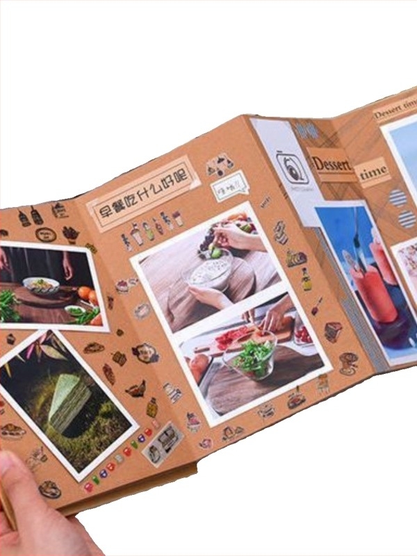 Ακορντεόν στυλ άλμπουμ φωτογραφιών με εξώφυλλο από χαρτί; έτοιμο για δώρο σε νέο σπίτι και Χριστούγεννα; κατάλληλο για συμμαθητές