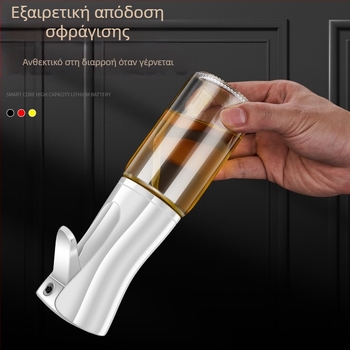 Γυάλινο μπουκάλι ψεκασμού λαδιού – πίεσε για ψεκασμό, μοντέρνος μινιμαλιστικός στυλ, τυπωμένο λογότυπο, δοχείο λαδιού