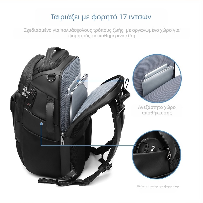 Outwalk Τσάντα-πλάτης για κάμερα – Αδιάβροχη, Αντικλοπή, Αντοχή στη φθορά από Oxford ύφασμα, Καμπύλη ιμάντας ώμου, κατάλληλο για DSLR και μηχανές χωρίς καθρέφτη