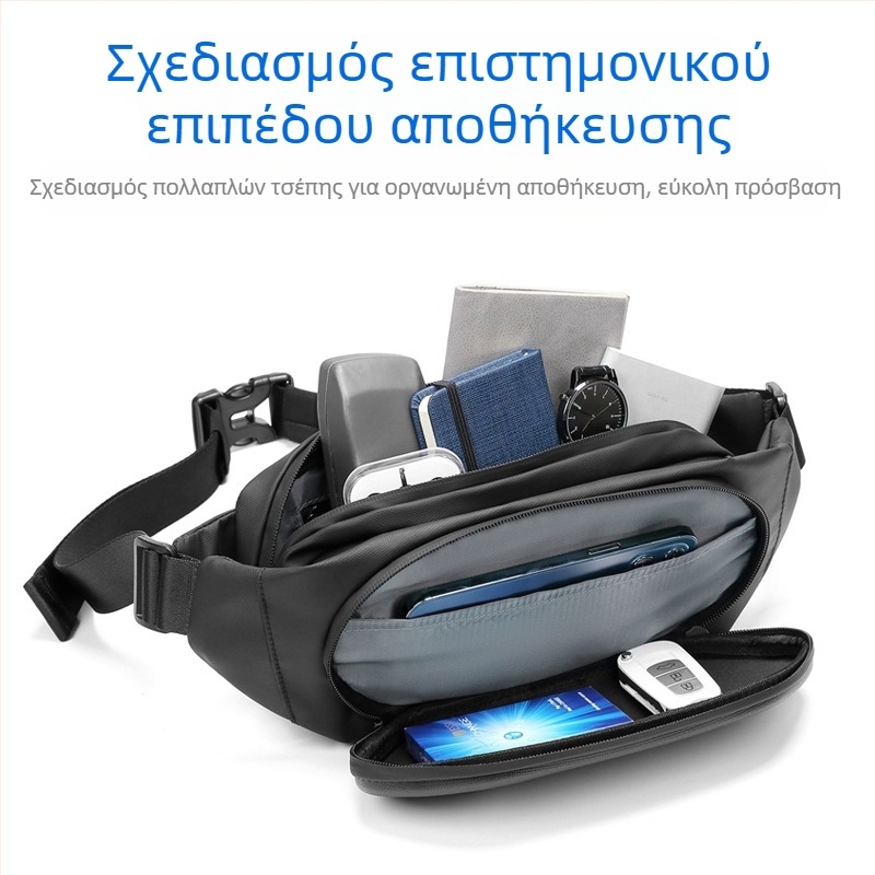 Ανδρική τσάντα crossbody – Oxford ύφασμα, αδιάβροχη, στυλ δρόμου