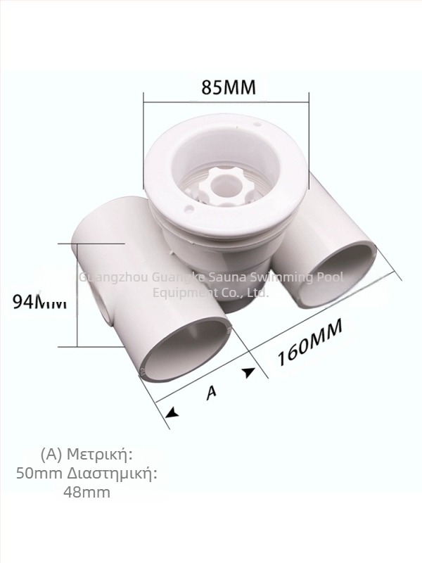 Ακροφύσιο σπα SP-1434 με υδραυλικό μασάζ, ABS υλικό, είσοδος/έξοδος για πισίνα