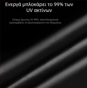 Ομπρέλα με αυτόματη λειτουργία ανοίγματος/κλεισίματος, σκελετός οκτώ ακτίνων από ατσάλι, ύφασμα 190T, UV προστασία UPF 40+, πλαστικό χερούλι