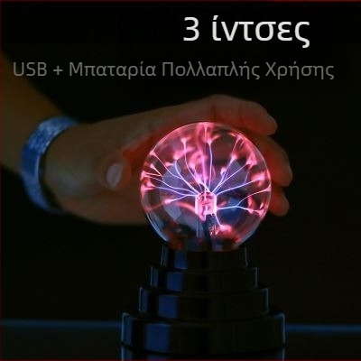 Νυχτερινό φως με μπάλα ιόντων — USB τροφοδοσία, γυάλινο κάλυμμα λαμπτήρα, λογότυπο τυπωμένο, τάση ≤ 36V