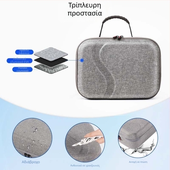 Meta Quest 3 Cross-Body Storage Bag από STARTRC GAMES, Snowflake Cloth, για Meta Quest 3