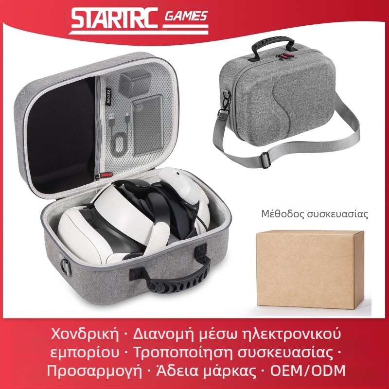 Meta Quest 3 Cross-Body Storage Bag από STARTRC GAMES, Snowflake Cloth, για Meta Quest 3