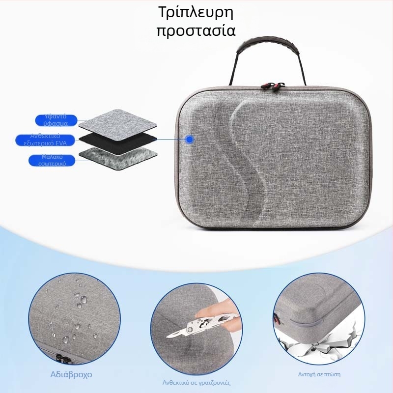 Meta Quest 3 Cross-Body Storage Bag από STARTRC GAMES, Snowflake Cloth, για Meta Quest 3