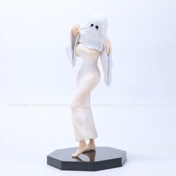 PVC φιγούρα γραφείου Halloween με φάντασμα κοπέλας, μη συναρμολογούμενη, συσκευασμένη σε διχτυωτή σακούλα, 14+ παιχνίδι, κατάλληλη για ενήλικες