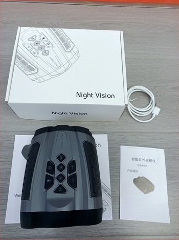 Υπέρυθρο νυχτερινό κιάλι-τηλεσκόπιο για παρατήρηση πουλιών, 8× μεγέθυνση, 12 cm διάμετρος αντικειμενικού φακού, εμβέλεια 150–300 m, LCD 3,0 ιντσών, βάρος 609 g