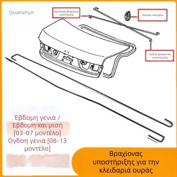 Στήριγμα πορτμπαγκάζ Honda Accord για 03–07 7η γενιά και 08–13 8η γενιά