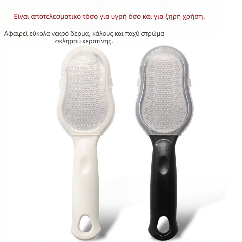 Πεντικιούρ εργαλείο για λιμάρισμα ποδιών με ωοειδή πέτρα τριβής | Υλικό: Ανοξείδωτος χάλυβας + Πλαστικό | Μάρκα: Other