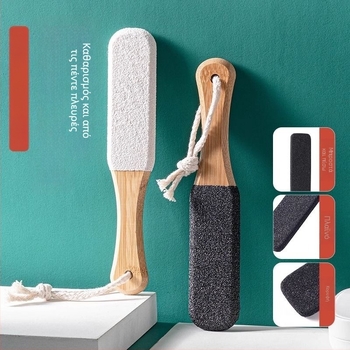 Xiang Yu Τριβέας ποδιών από ξύλο με πυριτικό καρβίδιο, οβάλ λίθος, 200 τεμάχια σε κουτί – εργαλείο φροντίδας ποδιών