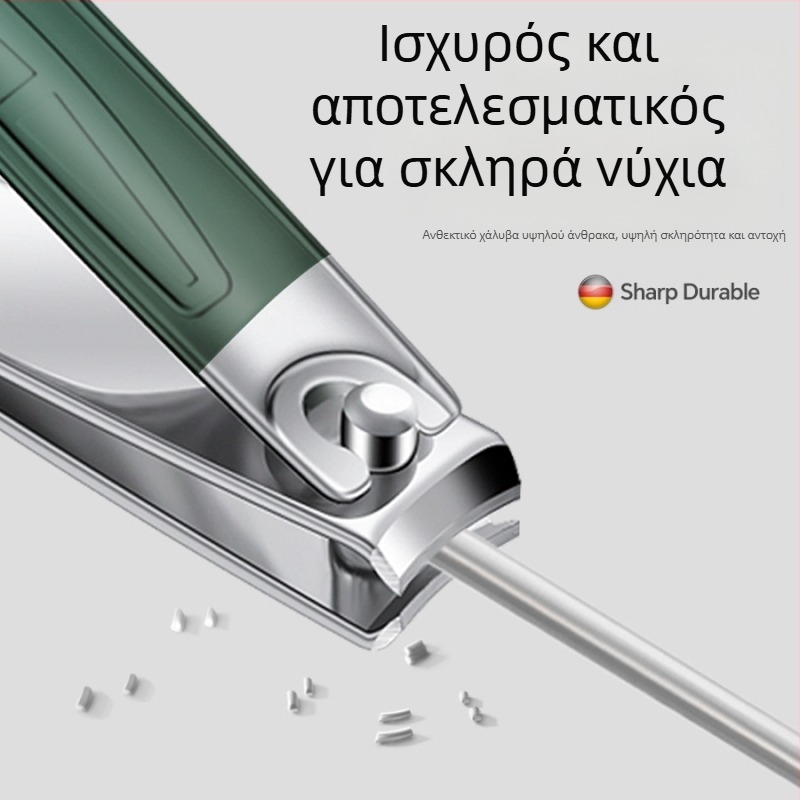Σετ κοπτών νυχιών με κεκλιμένο και ευθύ στόμιο – φορητό οικιακό εργαλείο περιποίησης νυχιών, ανοξείδωτος χάλυβας με ηλεκτροπλατίωση