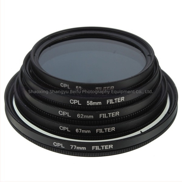 CPL πολωτικό φίλτρο για φακούς Canon και Nikon, επεξεργασία OEM, κυκλοφόρησε το 2015.